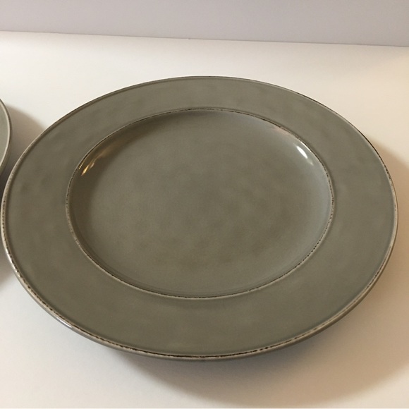 2 Pier 1 Imports Martillo Fog Stoneware Round Dinner Plates - Picture 8 of 14